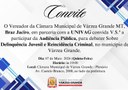 Audiência debate delinquência juvenil e reincidência em VG