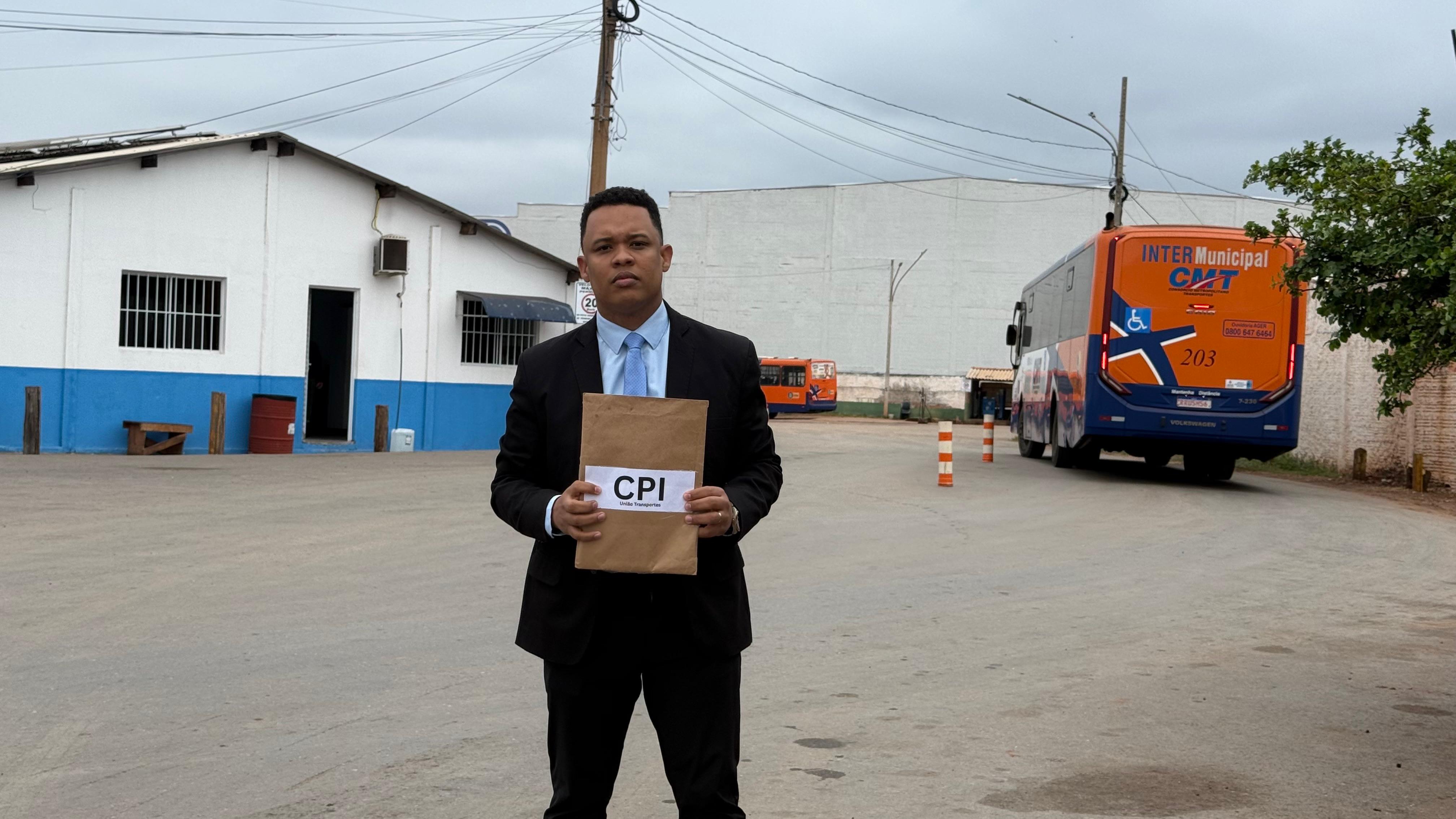 Caio Cordeiro protocola CPI para investigar empresa de Transportes em Várzea Grande