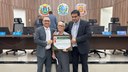 Presidente homenageia ex-vereador Agrícola Pompeu de Campos com Moção de Aplausos