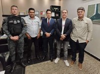 Presidente Wanderley e vereador Samir convidam desembargador para homenagem