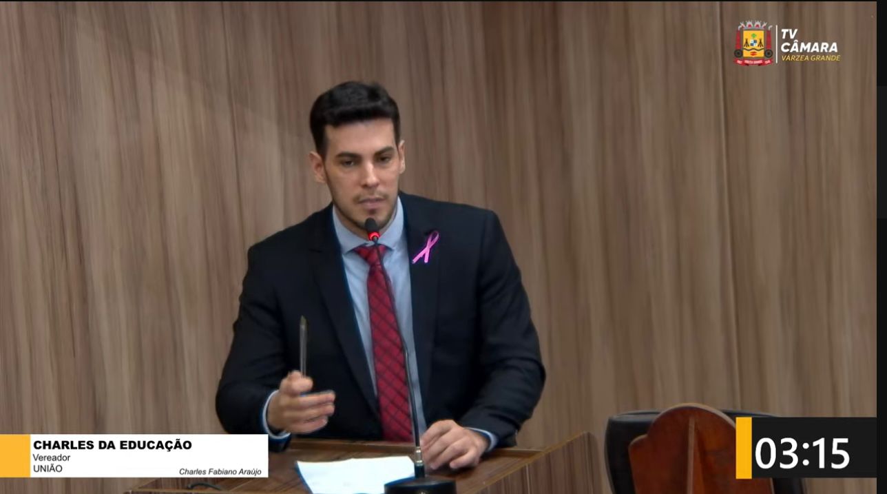 Vereador Charles da educação destaca obras que devem beneficiar moradores do Capão Grande